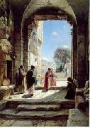 unknow artist, Arab or Arabic people and life. Orientalism oil paintings 124